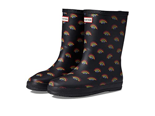 Hunter Girl's Original First Classic Boot (Toddler/Little Kid) Mini Rainbow Print 12 Little Kid M