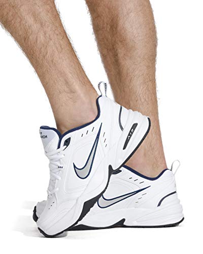 Nike mens Air Monarch IV Cross Trainer, Black/White, 13 Wide