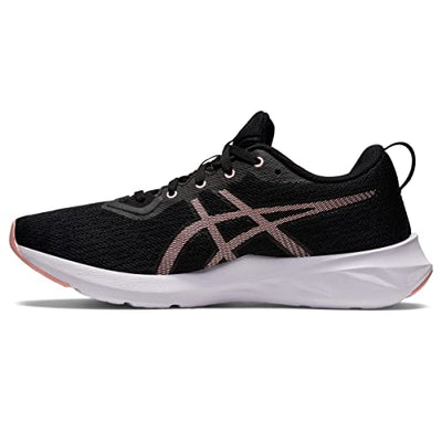 ASICS Women's VERSABLAST 2 Running Shoes, 8, Black/Frosted Rose