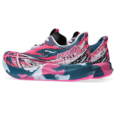 ASICS Women's Noosa TRI 15 Running Shoes, 11, RESTFUL Teal/HOT Pink