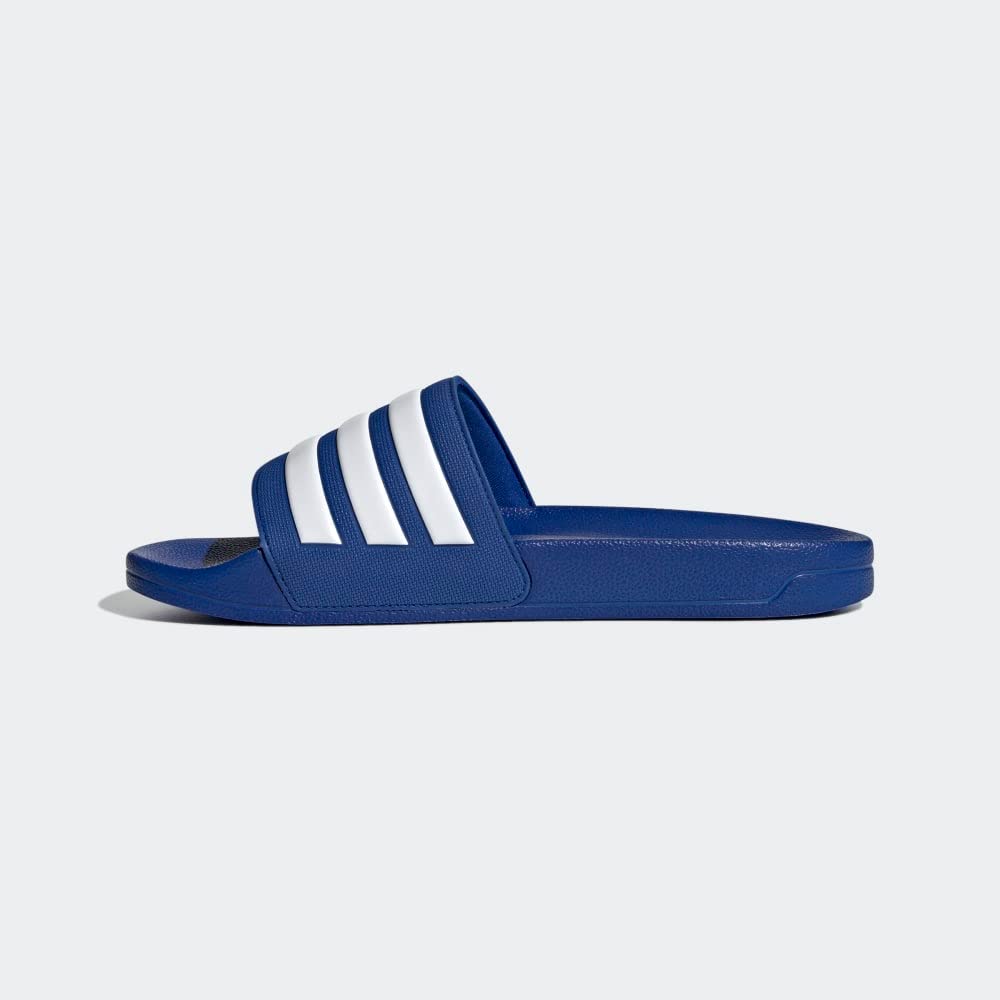 adidas Unisex Shower Slide Sandal, Team Royal Blue/White/Team Royal Blue, 8 US Men