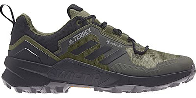 adidas Terrex Swift R3 Gore-TEX® Hiking Shoes Focus Olive/Core Black/Grey Five 8.5 D (M)