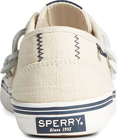 Sperry Lounge 2 Lace-Up Linen Light Tan 12 M (B)