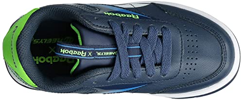 HEELYS Youth Kids Court Low Wheels Skate Sneaker Shoes (Navy/Blue/Green/White, 5 Big Kid, Numeric_5)