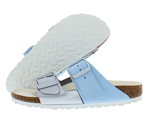 Birkenstock Arizona Split Light Blue/Silver Birko-Flor™ EU 36 (US Women's 5-5.5) Narrow