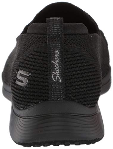 Skechers Women's Microburst 2.0 - Irresistable Sneaker, Black, 9.5