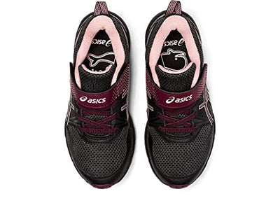 ASICS Kid's PRE Venture 8 Pre-School Running Shoes, 3, Black/DEEP Mars