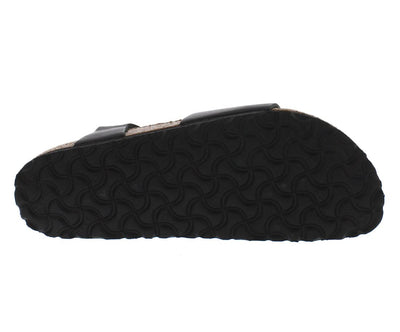 Birkenstock Bali Soft Footbed Black Oiled Leather N 40 N EU 9-9.5 Narrow Women7-7.5 Narrow Men