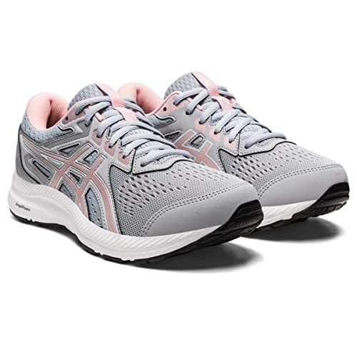 ASICS Women's Gel-Contend 8 Running Shoes, 5, Piedmont Grey/Frosted Rose