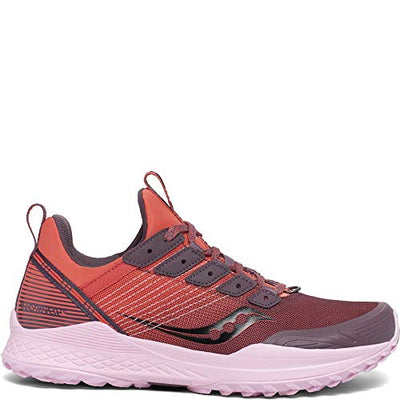 Saucony Women's Mad River TR Trail Running Shoe, Coral, 12