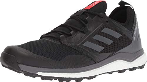 adidas Men's AC7660 Terrex Agravic XT Trail Running Shoe, Black/Grey Five/Hi-Res Red - 8 M