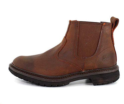 Timberland Men's Logan Bay Chelsea Boot, brown, 11.5 Medium US