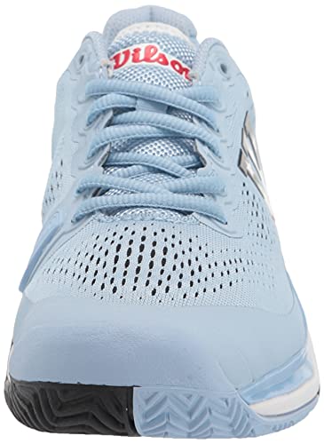 Wilson Women's Rush PRO 3.0 PB W Pickleball Shoe, CHAMBRY BLUEW/White/Outerspace, 10