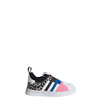 adidas Superstar 360 2.0 Twist Shoes Kids' 4 Toddler Core Black/Cloud White/Bliss Pink