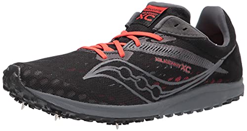 Saucony Men's Kilkenny XC 9 Cross Country Running Shoes, Black/Shadow, 12.5