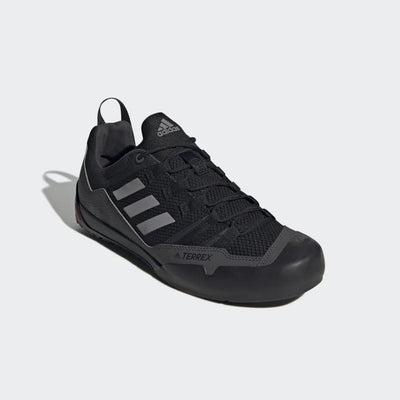 adidas Mens Terrex Swift Solo 2 Hiking Hiking Sneakers Shoes - Black 10.5 Black/Black/Grey