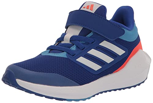 adidas Ultrabounce Running Shoe, Lucid Blue/White/Pulse Blue (Elastic), 2 US Unisex Little Kid