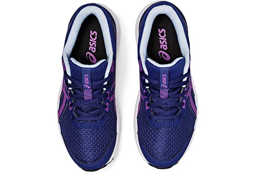 ASICS Kid's Contend 8 Grade School Running Shoes, 3.5, Dive Blue/Orchid