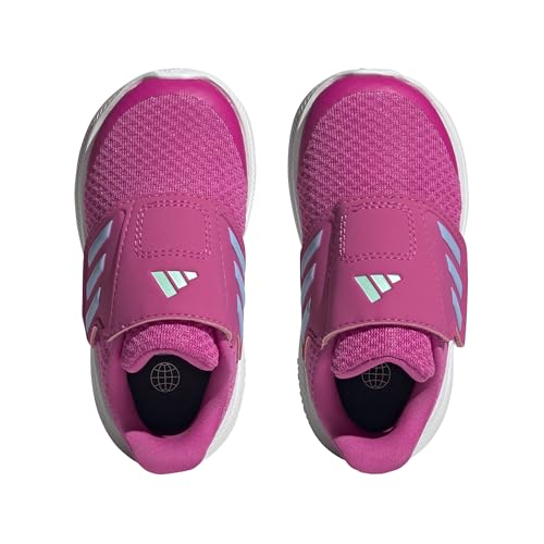 adidas Baby Run Falcon 3.0 Shoe, Lucid Fuchsia/Blue Dawn/Black, 6 US Unisex Infant