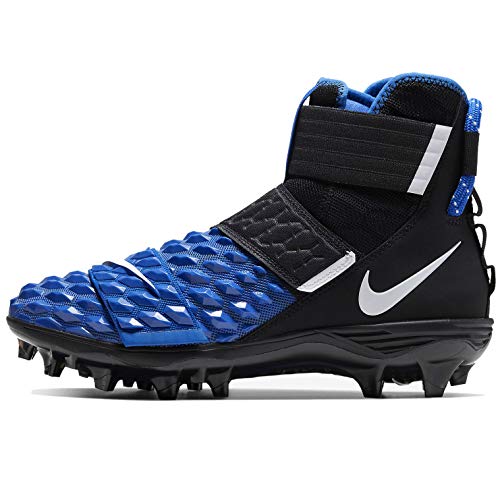 Nike Men's Force Savage Elite 2 Football Cleats (Black/White-Game Royal, Numeric_7_Point_5)