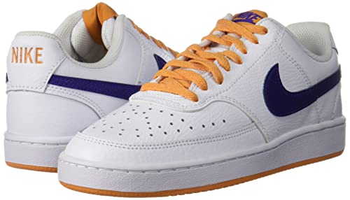 Nike Men's Court Vision Low-Top Sneakers, White Purple Electric, 9