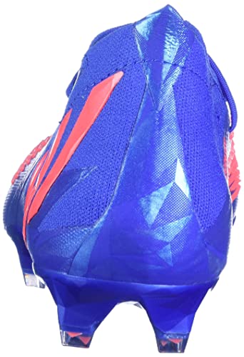 adidas Predator Edge.1 Firm Ground Cleats Soccer Shoes, 10.5, HI-RES Blue/Turbo/HI-RES Blue