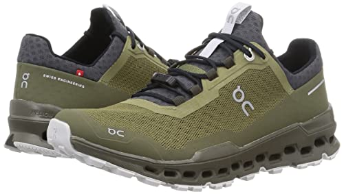 On Mens Cloudultra Mesh Olive Eclps Trainers 10.5 US