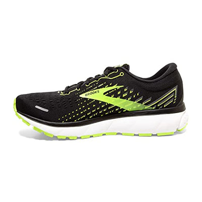 Brooks Men's Ghost 13 Running Shoe - Black/Nightlife/White - 12.5 Wide