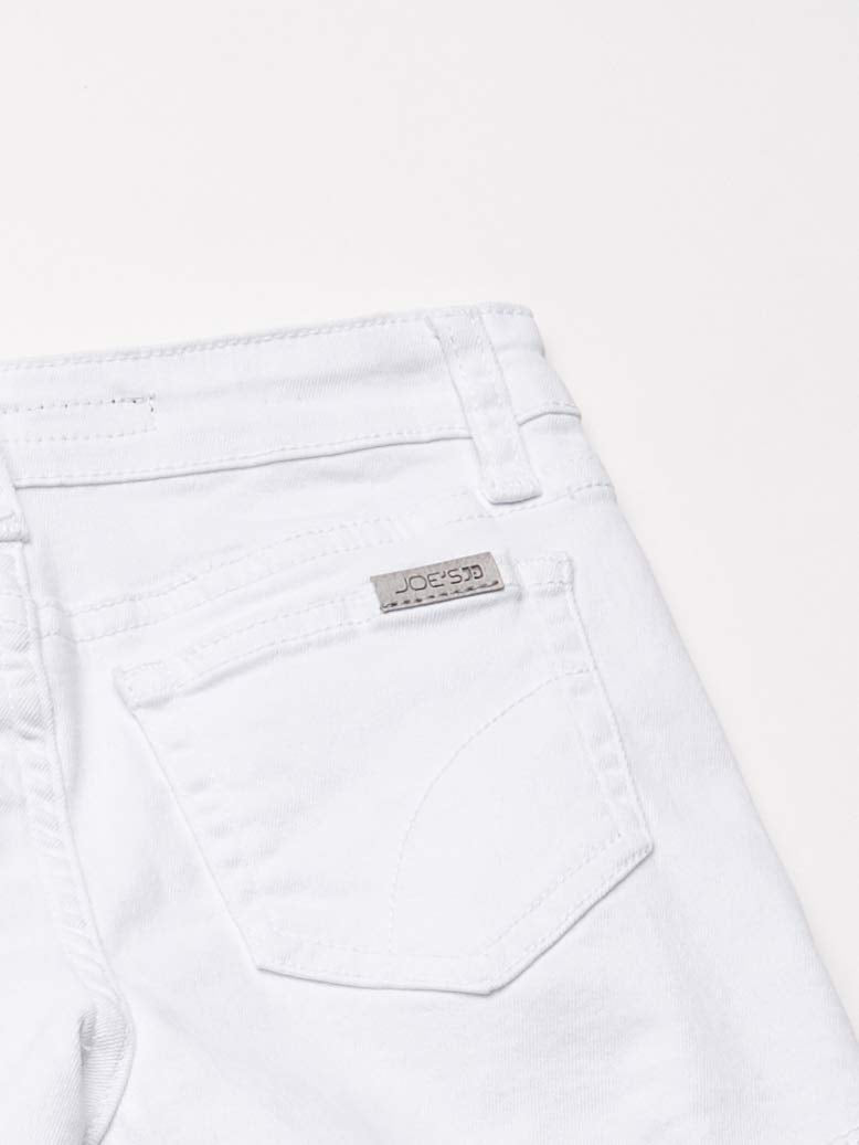 Joe's Jeans Girl's The Markie Shorts (Little Kids/Big Kids) White Maze 10 Big Kid