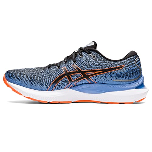 ASICS Men's Gel-Cumulus 24 Running Shoes, 14, Black/Shocking Orange