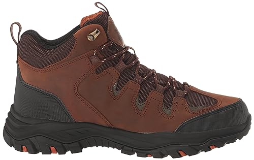 Skechers USA Men's Men's Rickter-Branson Hiking Boot, CDB (Dark Chocolate), 11.5 Wide