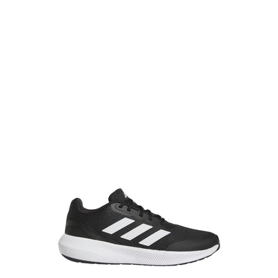 adidas Kids' Runfalcon 3.0 Elastic Lace Top Strap Running Shoe 7 Big Kid Black/White/Black