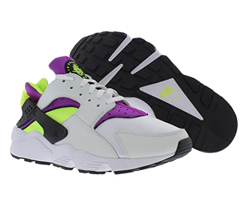 Nike Air Huarache Mens Running Trainers DD1068 Sneakers Shoes (UK 6 US 7 EU 40, White neon Yellow Magenta 104)