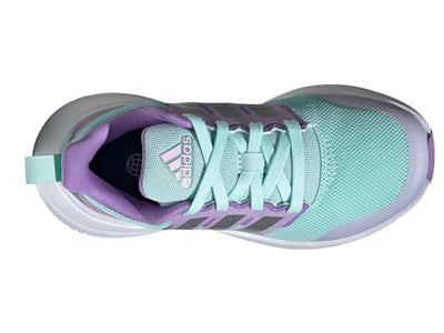 adidas Girl's Fortarun 2.0 (Little Kid/Big Kid) Semi Flash Aqua/Silver Metallic/Orchid Fusion 1 Little Kid M