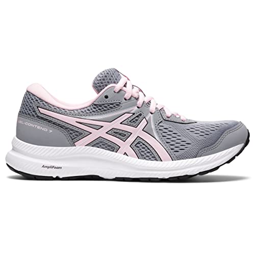 ASICS Womens Gel-Contend® 7 Sheet Rock/Pink Salt 6 D - Wide