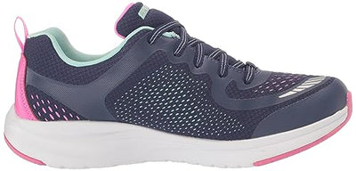 Skechers Kids Ultra Groove-Miss Hydro Sneaker, Navy/Multi, 4 US Unisex Big Kid