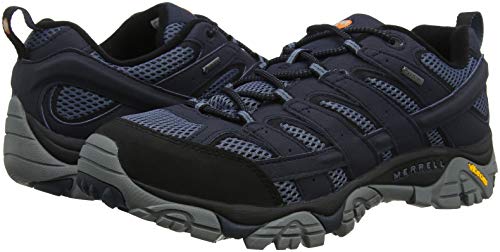 Merrell mens Low Rise Hiking Boots, Blue Navy, 10 US