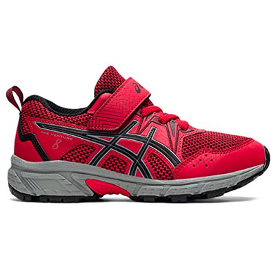 ASICS Kid's PRE Venture 8 Pre-School Running Shoes, K13, Electric RED/Black