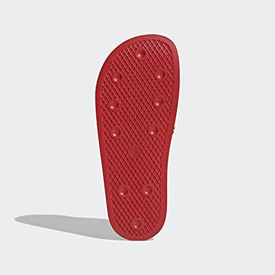 adidas Adilette Footwear White/Vivid Red/Footwear White 5 B (M)