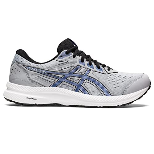 ASICS Men's Gel-Contend 8 Running Shoes, 11, Piedmont Grey/ASICS Blue