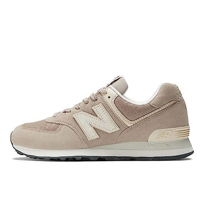 New Balance Unisex 574 V2 Lace-Up Sneaker, Beige/Off White, 7 US Men