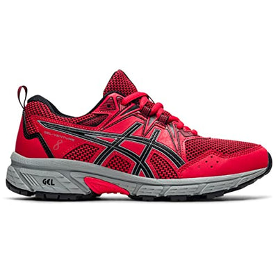 ASICS Kid's Gel-Venture 8 Grade School Running Shoes, 1, Electric RED/Black