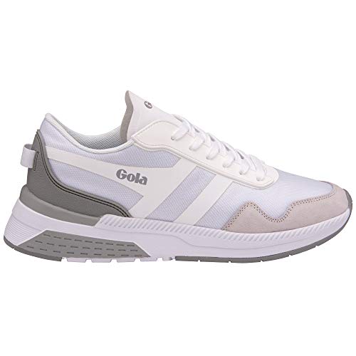 Gola Women's Road Running Shoe, White Grey, 5