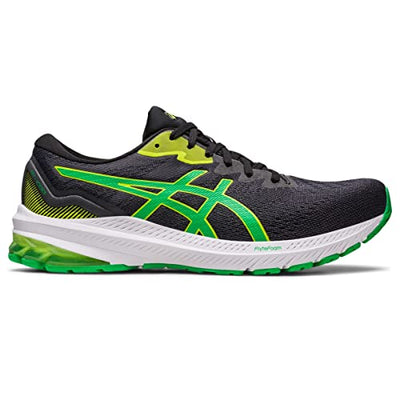 ASICS GT1000 11 Running Shoe Mens Running 12 DM US BlackGreenYellow