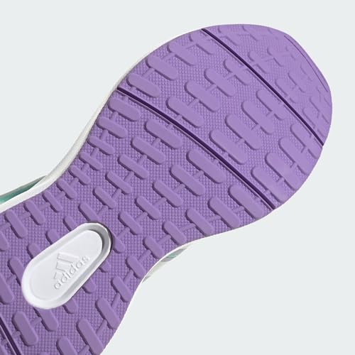 adidas Girl's Fortarun 2.0 Elastic Lace (Little Kid/Big Kid) Semi Flash Aqua/Silver Metallic/Orchid Fusion 12 Little Kid M