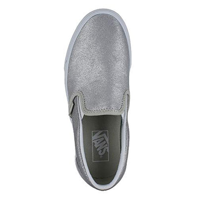 Vans Mens U Clasic Slip ON Silver Size 7.5