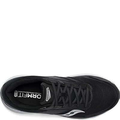 Saucony Women's Echelon 8 Running Shoe, Black/White, 10.5 Wide