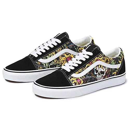 Vans Unisex Modern, Beauty Skull Black True White, 6 US Men