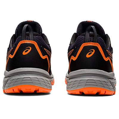 ASICS Men's Gel-Venture 8 Running Shoes, 7.5, Black/Shocking Orange