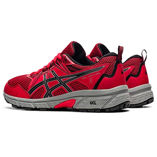 ASICS Kid's Gel-Venture 8 Grade School Running Shoes, 1, Electric RED/Black